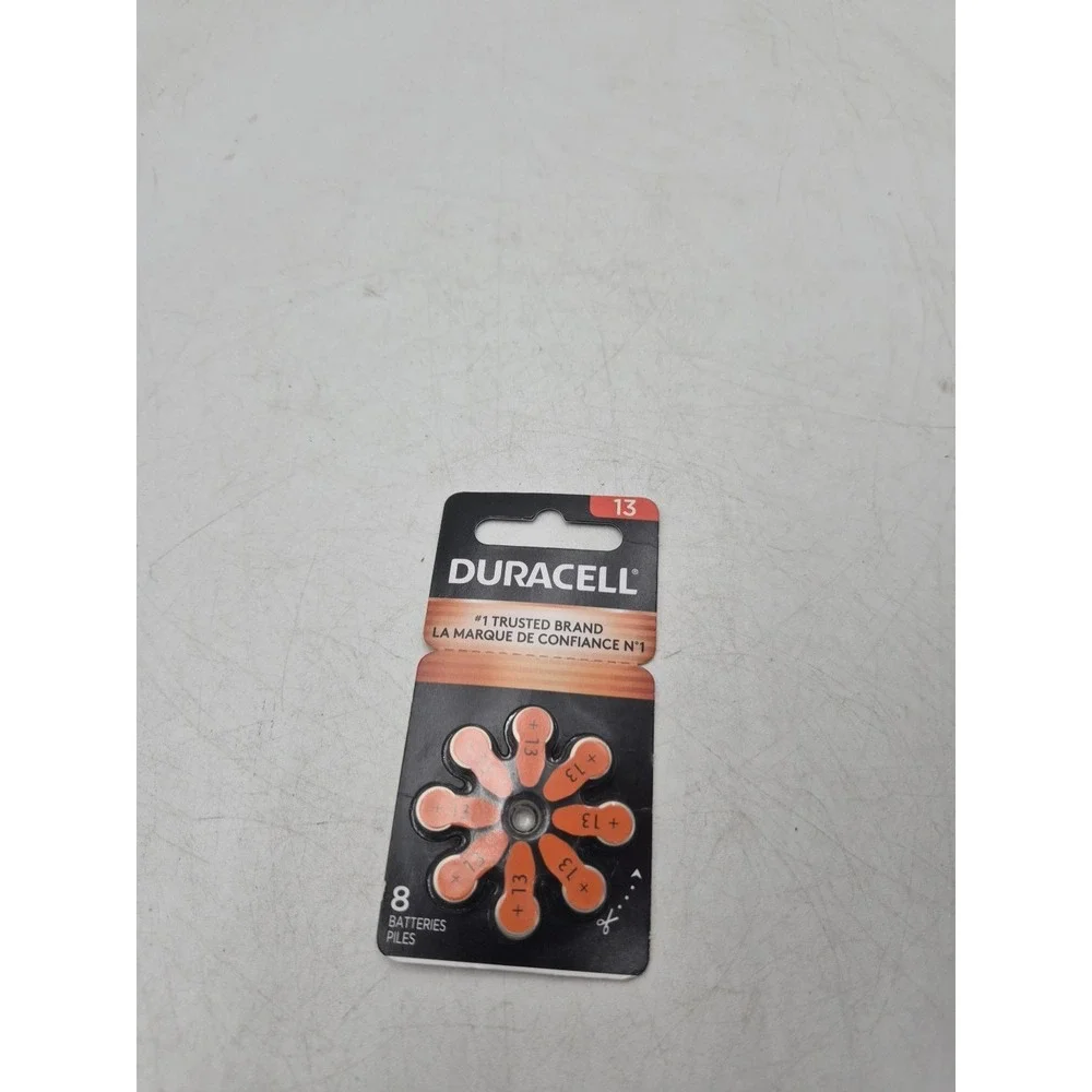 Duracell Hearing Aid Batteries Size 13 Exp 2028 New 8 Pack